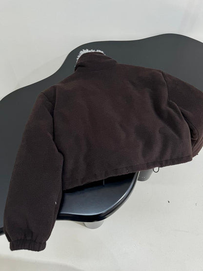 Cropped Fleece Jacket
